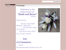 Tablet Screenshot of flowersbybudsandbows.co.uk